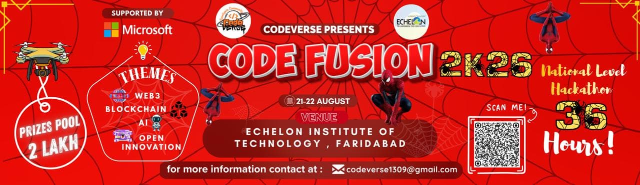 CodeFusion 2k26 Hackathon Background